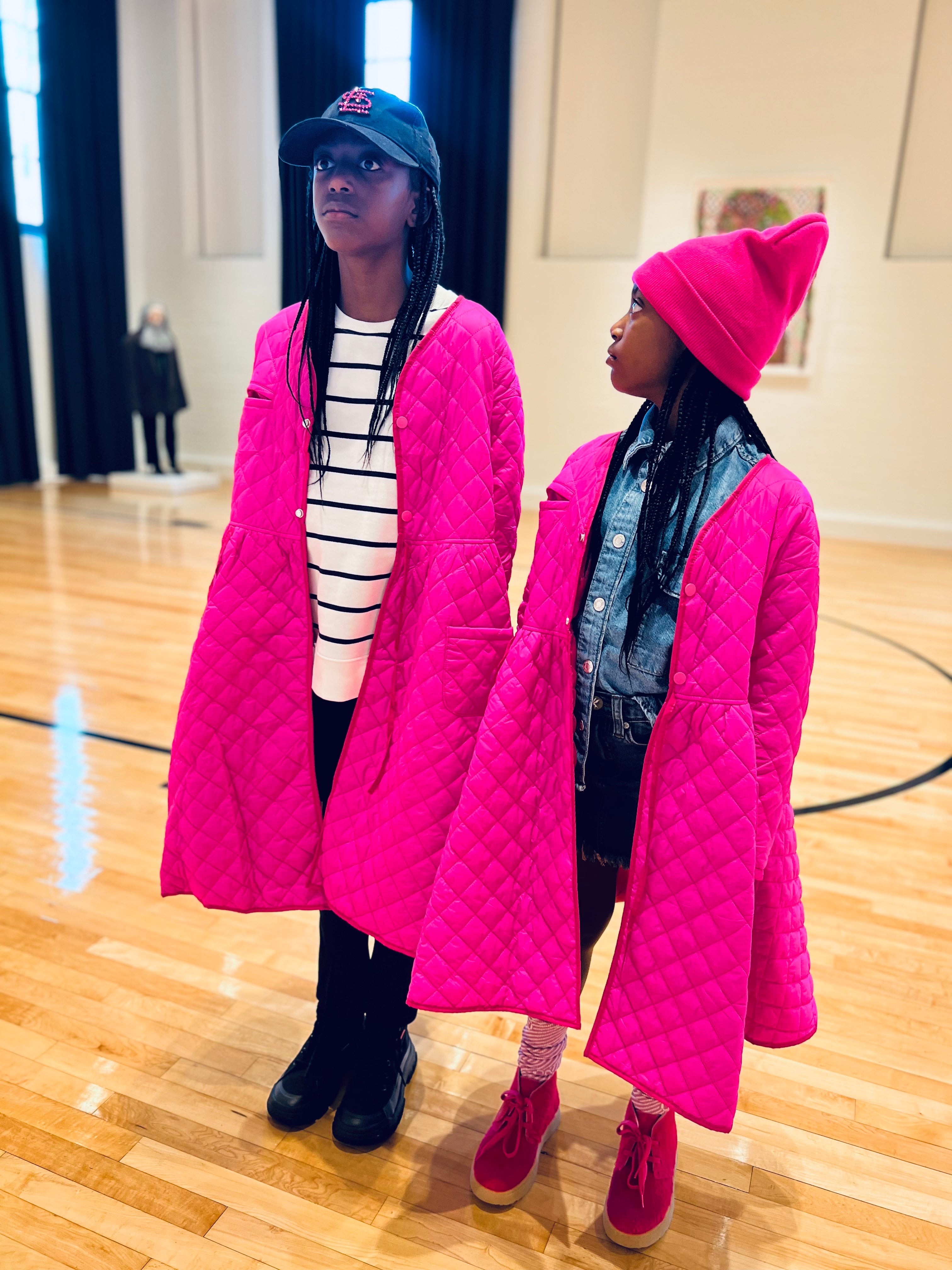 Fuchsia Quilted Jacket - Exclusive – PARKER AND RAYNE