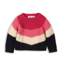 Minoti Color Block Sweater