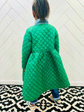 Kelly Green Quilted Jacket