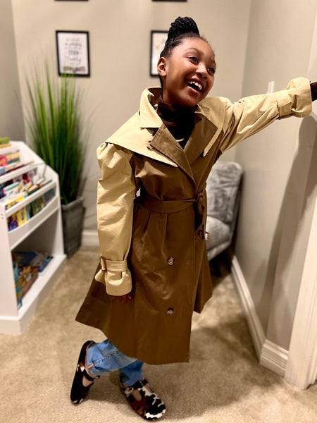 Structured Trench Coat – PARKER AND RAYNE Structured Trench Coat – PARKER AND RAYNE